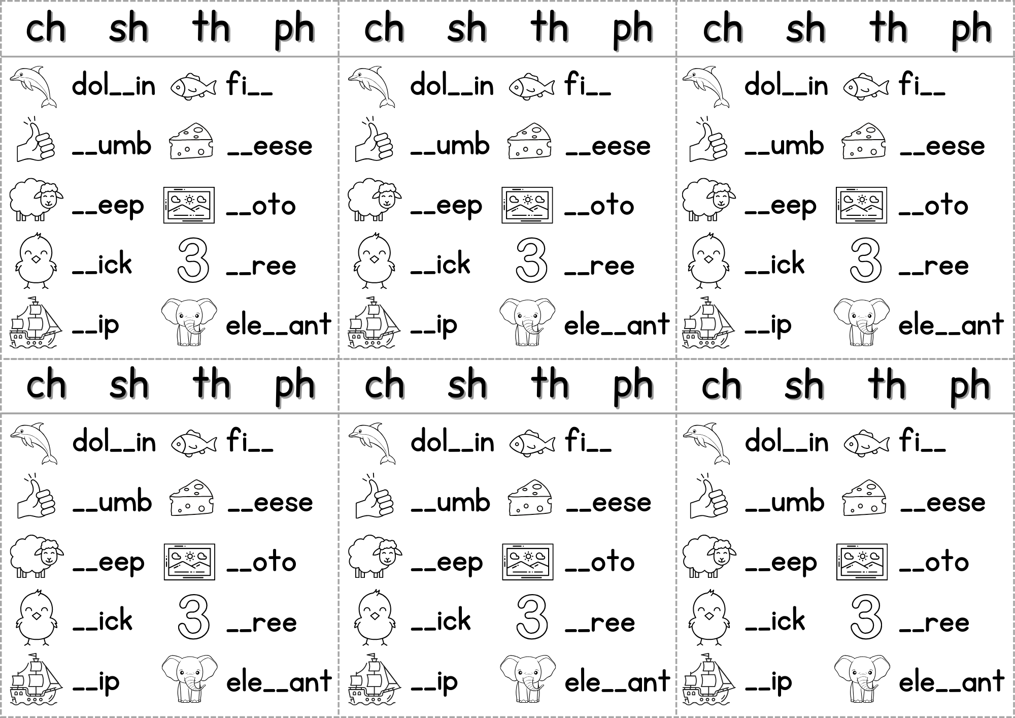 Задание-проверочная Letter blends по Spotlight 2. Тест на диграфы и слова.